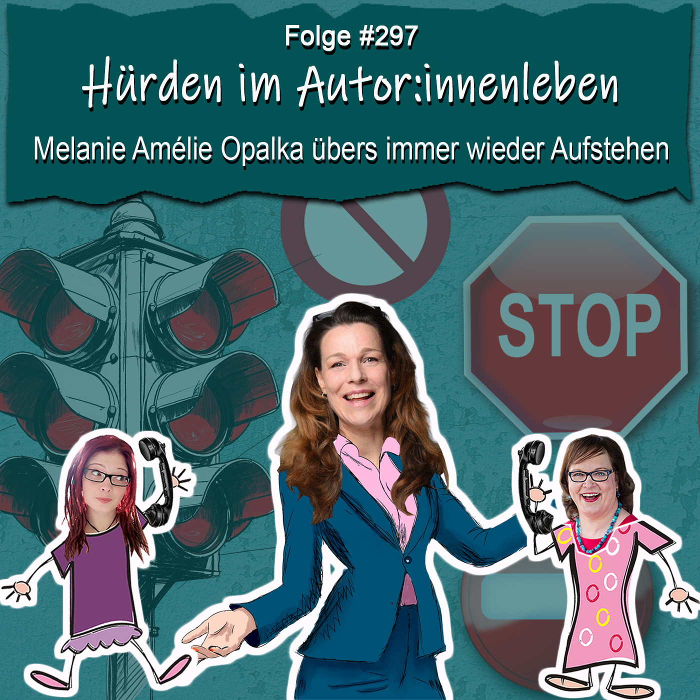 Hürden im Autor:innenleben – Melanie Amélie Opalka übers immer wieder Aufstehen